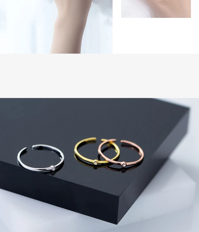 MloveAcc антиаллергенное Оригинальное 925 пробы Серебряное обручальное кольцо для пары гладкое простое CZ обручальное кольцо для мужчин и женщин