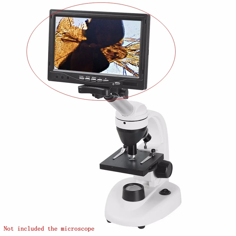

5 7 9 Inches HD LCD Displayer with WF10X Eyepiece for Stereo or Biological Microscope Electronic Eyepiece Monitor Screen Video