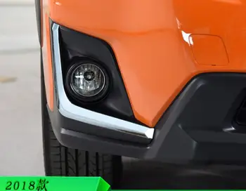 

2 Pcs Luxurious ABS Chrome Car Front Headlights Eyebrow Eyelids Cover Trims For SUBARU XV 2018 Car Styling Auto Accessories