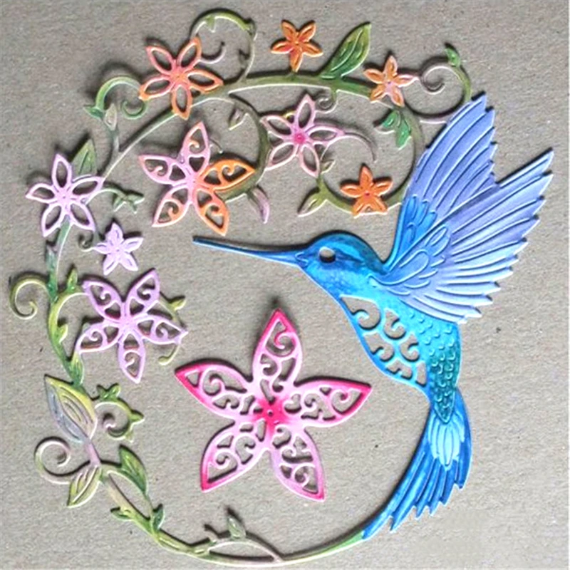 

Eastshape Humming Bird Metal Cutting Dies For Scrapbooking New 2019 Card Making Album Paper Embossing Crafts Die Cut