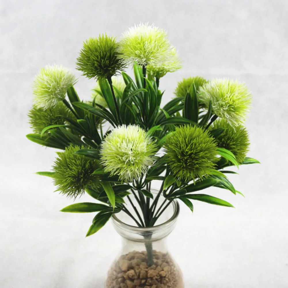 1 Bouquet 7 Heads 5CM Dandelion Flowers Home Decorative 3 Colors PE Foam Artificial Flowers For Wedding Valentine's Day Decor 1 Bouquet 7 Heads 5CM Dandelion Flowers Home Decorative 3 Colors PE Foam Artificial Flowers For Wedding Valentine's Day Decor