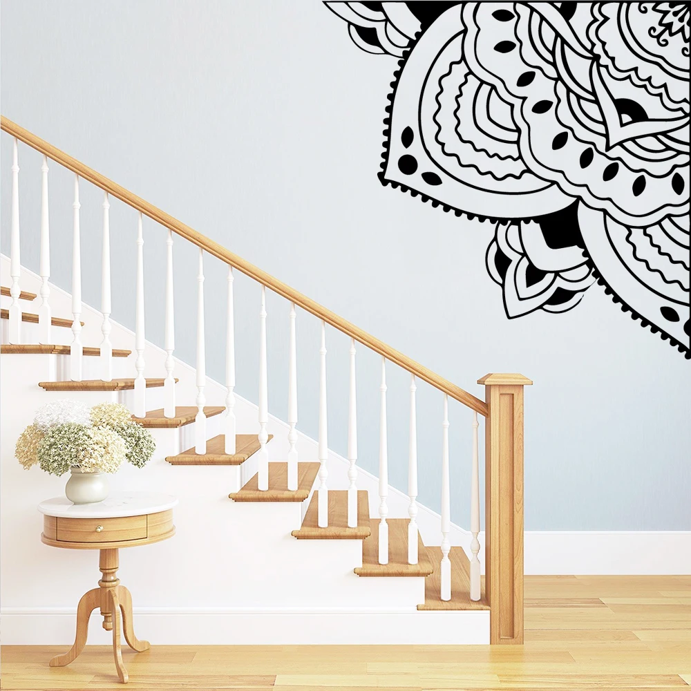 Exquisite Mandala Wallsticker Pvc Wall Art Paper For Kids Rooms Home Decor Living Room  Decal Vinyl Mural naklejki na sciane