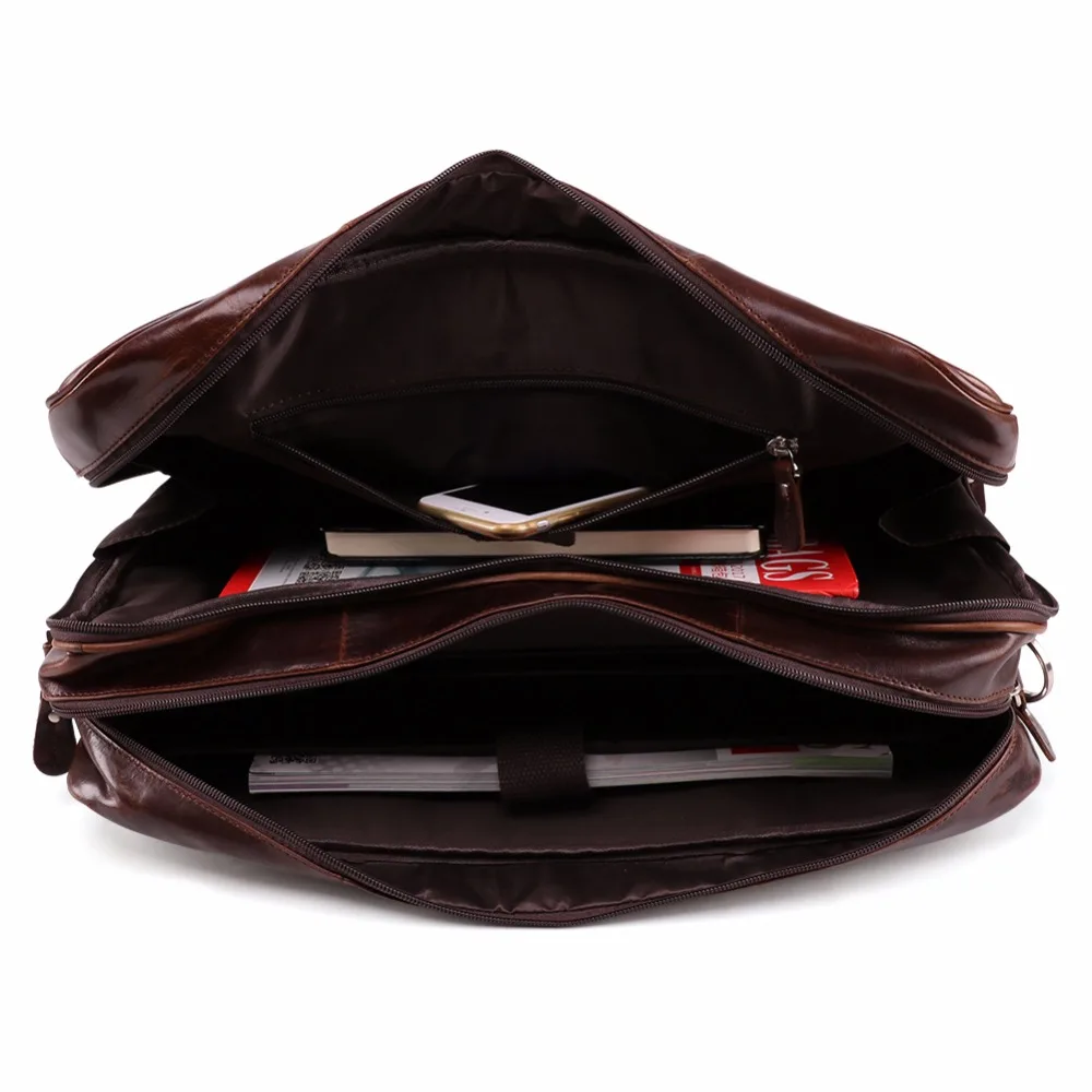 Мужской портфель из натуральной кожи для путешествий, сумка для ноутбука, через плечо, винтажные сумки через плечо, Кожаные мужские сумки, деловые компьютерные сумки