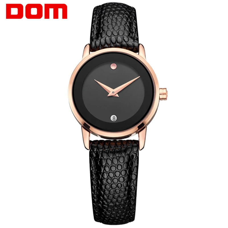 DOM font b women b font font b watches b font luxury brand waterproof style quartz