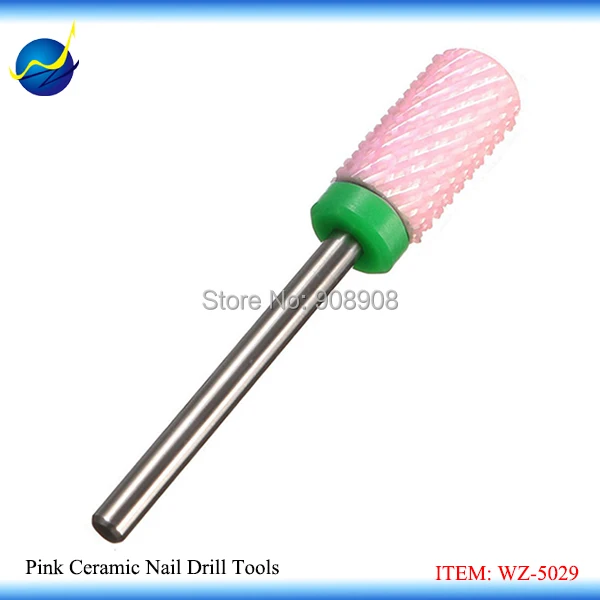 

3/32'' Barrel Ball Pink Ceramic Foot Calluses Bit Nail Drill Bit Sawdust-artificial Nail Art Salon Manicure Pedicure Tools