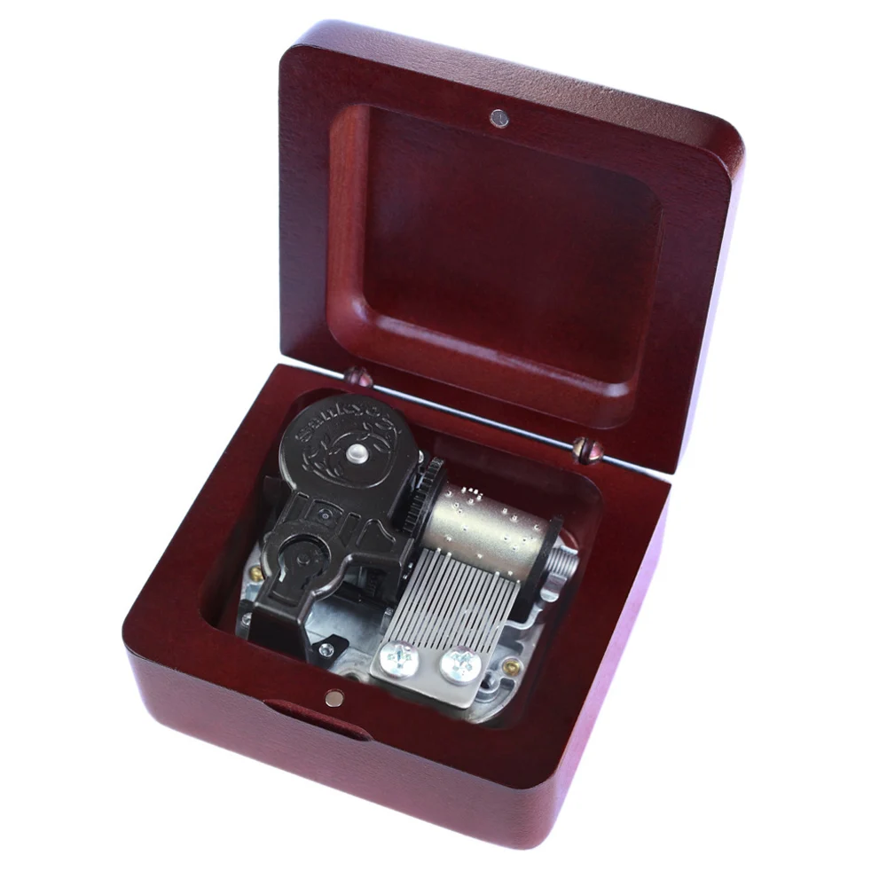 

Sinzyo Handmade Wooden Rainy night flower Music box birthday Gift For Christmas/Birthday/Valentine's day gift boxs