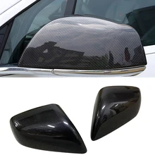 2 pieces /set ABS Car styling Exterior Rear view Side Door Mirrors Cover Trim For Tesla Model X 2016 2017 2018 Car Accessories