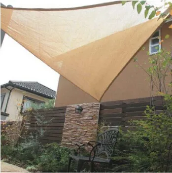 УФ водонепроницаемый треугольники солнцезащитный навес тент наружный сетка для защиты от солнца 3*3*3 м сад бассейн во дворе навес для беседки бассейн