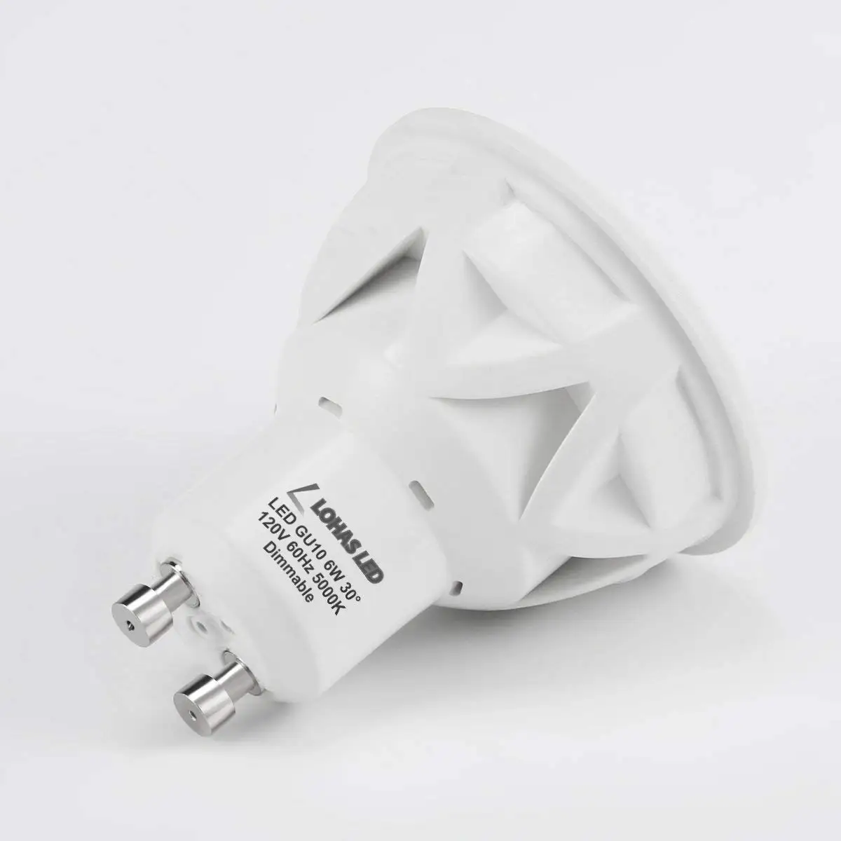 Dimmable GU10 светодиодный светильник лампа Дневной светильник 5000K 50W встраиваемый светильник ing 6W энергосберегающий Точечный светильник для дома светильник ing(упаковка из 10