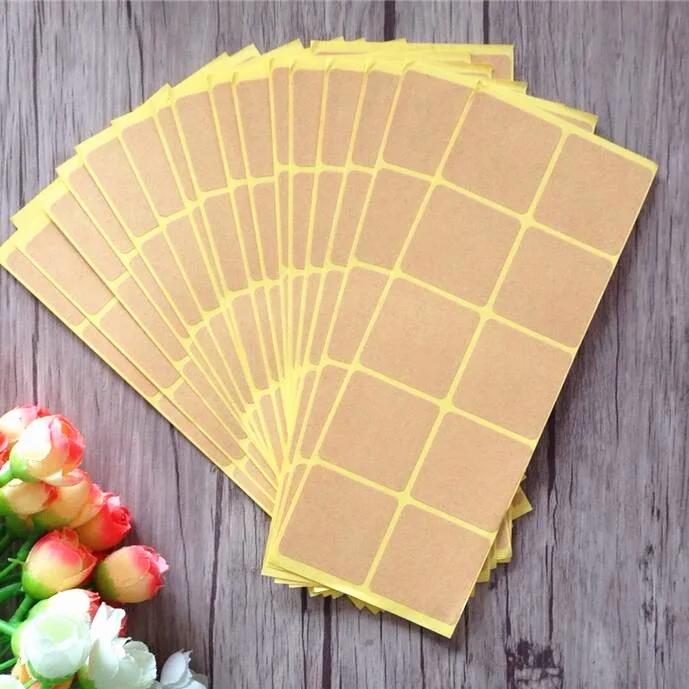 

150PCS/Lot New Vintage Square design Craft Blank Sealing sticker/DIY note label/phone sticker