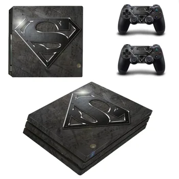

DC Superman PS4 Pro Skin Sticker Decal Vinyl for Sony Playstation 4 Console and 2 Controllers PS4 Pro Skin Sticker