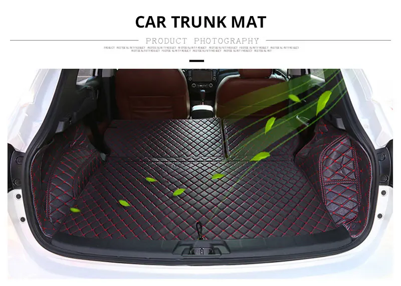 For Nissan Qashqai J11 2017 2016 2015 2014 Custom Car Trunk Mat Cover Rug Leather Auto Rugs Cars Interior Floor Mats Accessories (5)