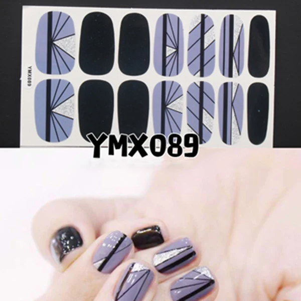 

Instant Nail Art Sticker Nails Wrap Foil Nail Art DIY Manicure Decor Sticker Tips QRD88