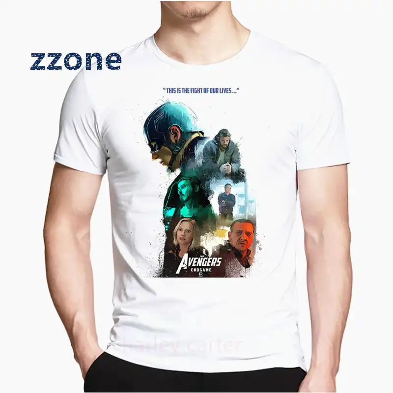 avengers endgame white t shirt
