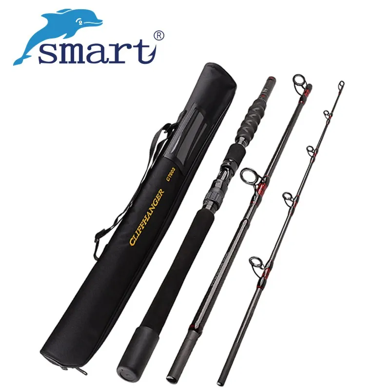 

Smart 3 Secs 1.8m/2.1m Boat Fishing Rod Test: 25-50lb/70-250g Power: Heavy Carbon Lure Rods Vara De Pesca Peche Spinning Stick