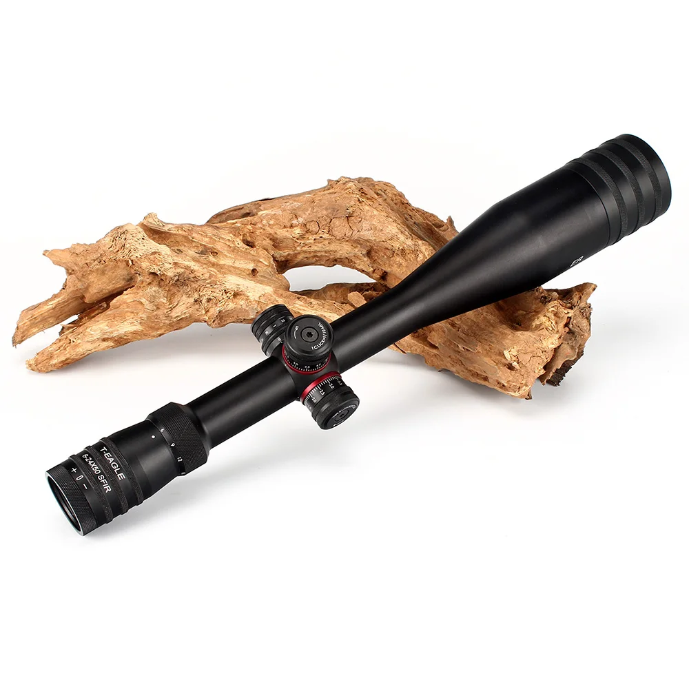 T-Eagle ER 6-24X50 SFIR Tactical Optical Sights Hunting Riflescope Glass Etched Reticle Built-in Bubb Level Scope for Rifle  (8)