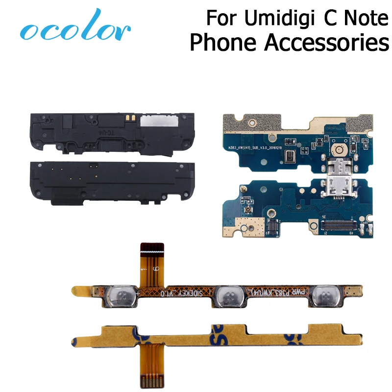 Ocolor для UMI Umidigi C Note USB разъем зарядная плата громкий динамик кнопка гибкий кабель
