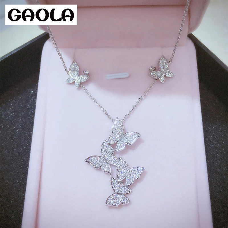 GAOLA Top Quality Clear Cubic Zirconia Jewelry Sets Silver Color Earrings GLD0872/GLE1561 | Украшения и аксессуары