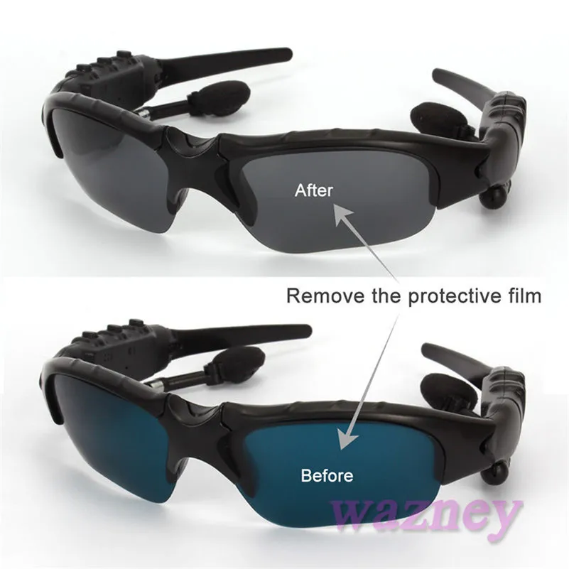 20 комплектов спортивные стерео беспроводные Bluetooth 4,0 гарнитура на телефон поляризованные солнцезащитные очки для вождения mp3 очки для верховой езды
