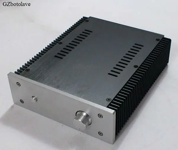 2107B Aluminum Power amplifier chassis Amp case Linear power supply box with heat sink and knob