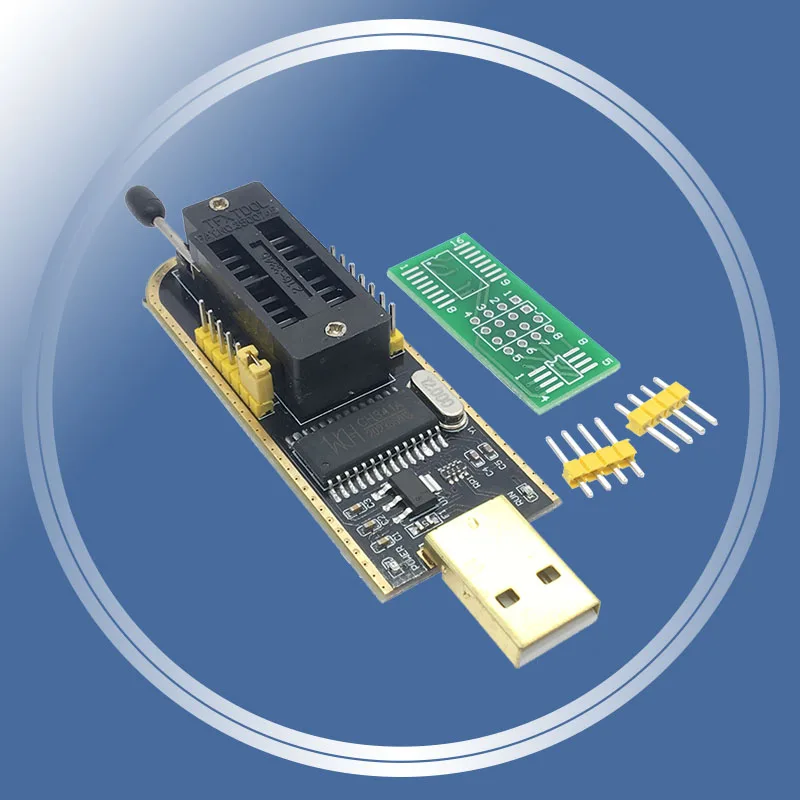 

Free shipping CH341A 24 25 Series EEPROM Flash BIOS USB Programmer with Software & Driver