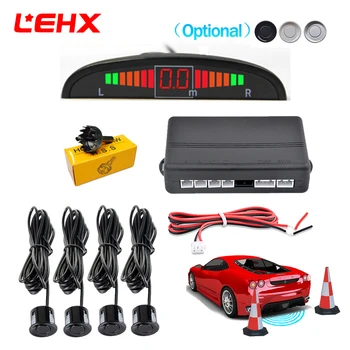 

Car Auto Parktronic LED Parking Sensor and Sensor4 Sensor Rear Monitor Standby Parking Radar Detector LED Reversing Radar system