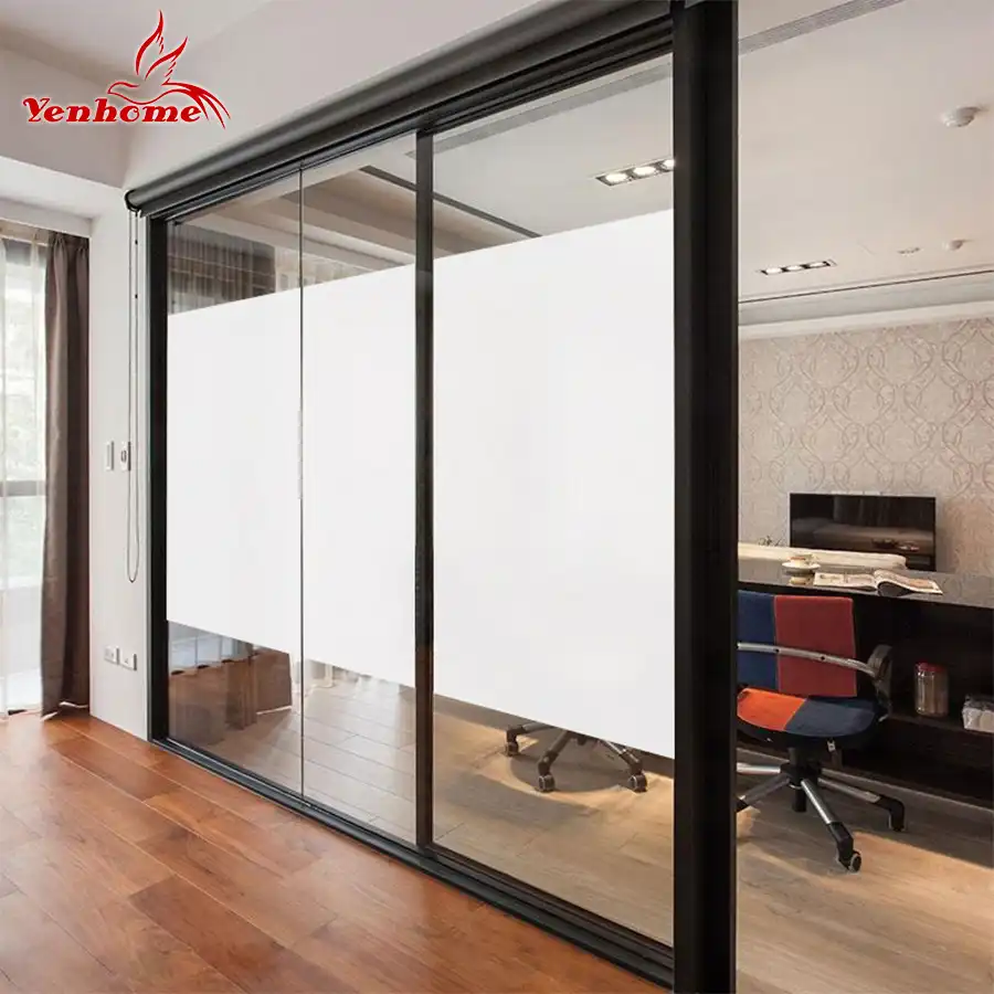 40cm 3m Static Cling Decorative Film Frosted Glass Sliding Door