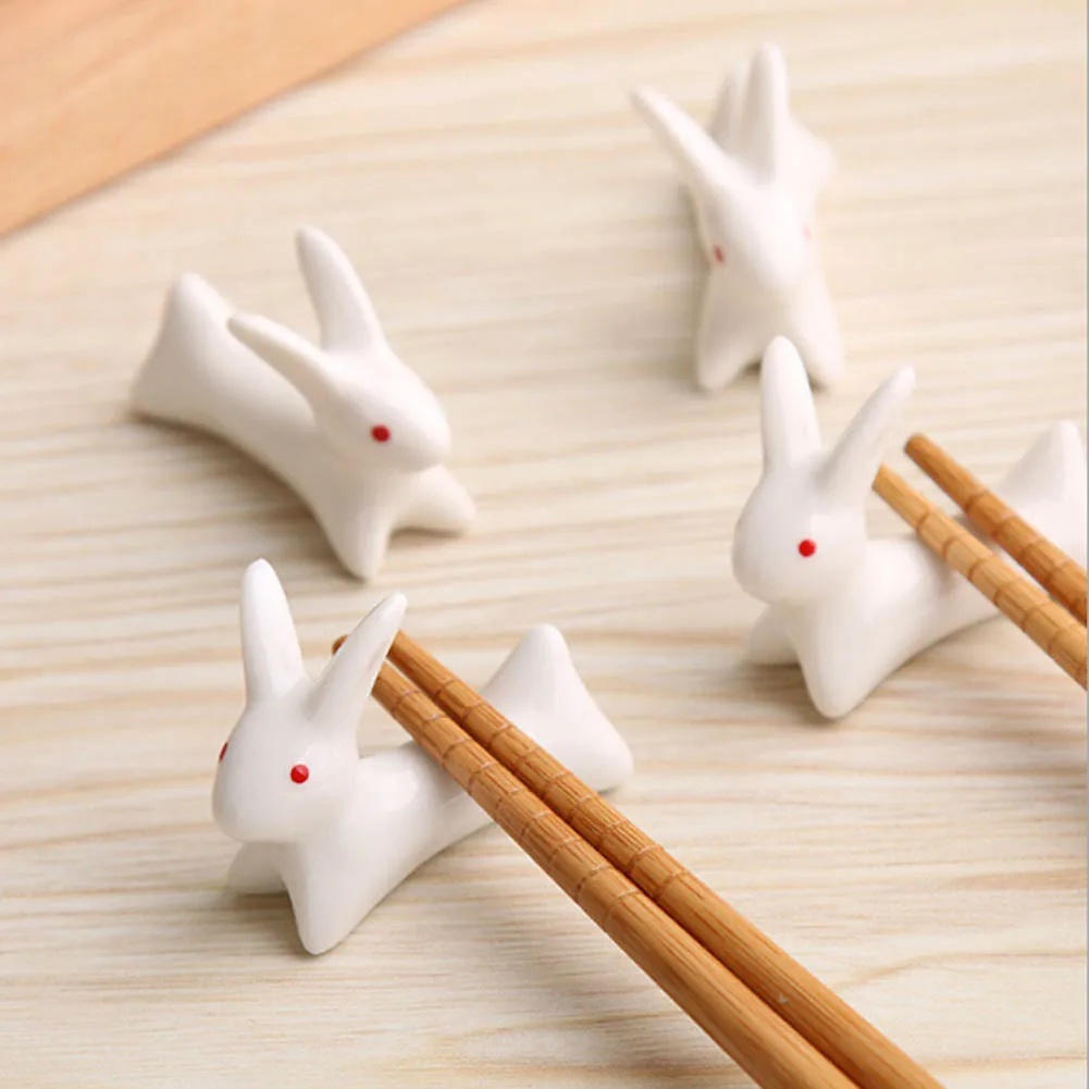 Buy Little Rabbit Ceramic Chopsticks Rack Tableware