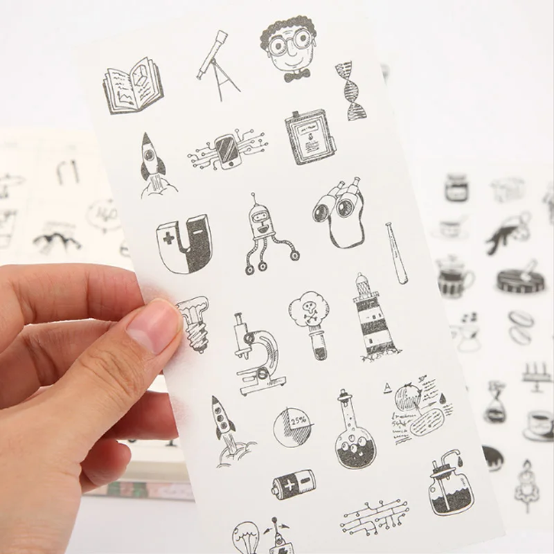 

6pcs/lot Small town story children Paper diy Decorative Sticker Diary Album Label Sticker Scrapbooking Sticker Stationery