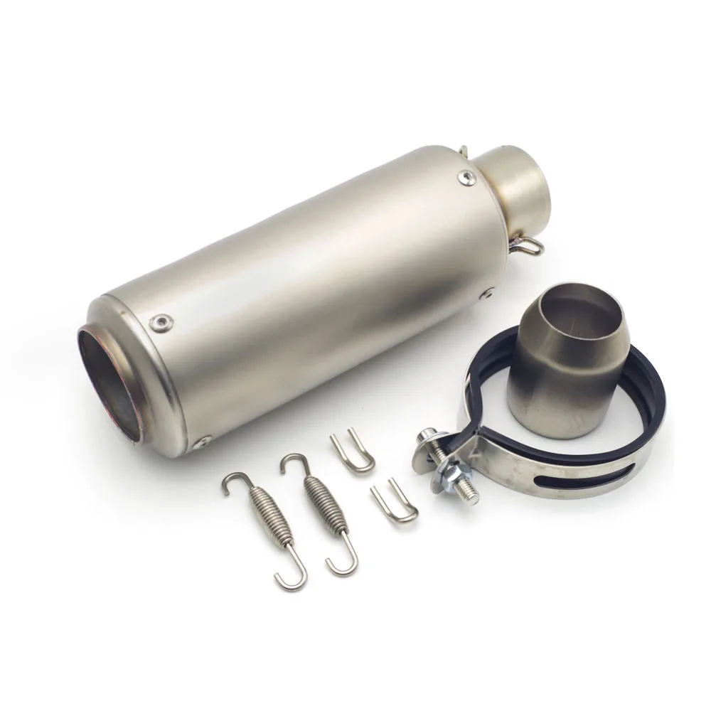 

51 61mm Universal Motorcycle Exhaust Escape Muffler Pipe Slip-on FOR yamaha r1 2009 xjr 1300 moto guzzi Honda cb500x pcx