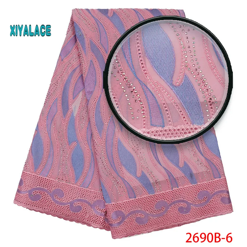 Высококачественное швейцарское кружево из вуали в швейцарском стиле, хлопок, швейцарская вуаль, кружева для африканских швейных платьев YA2690B-1