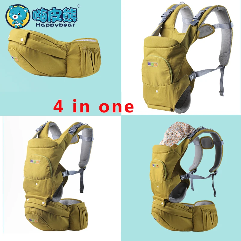 

luxury 4 in 1 hipseat ergonomic baby carrier 360 mochila portabebe baby sling backpack Kangaroos children wrap chicco infantil