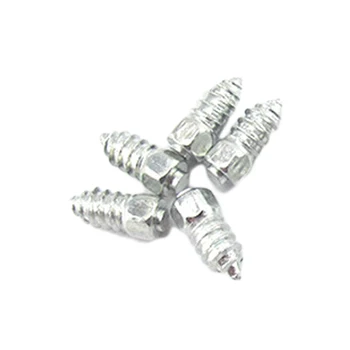 

Dewtreetali 100pcs PWinter Universal Car Tires Studs Screw Snow Spikes Wheel Tyres Snow Chains Studs For Car Vehicle Truck Tires