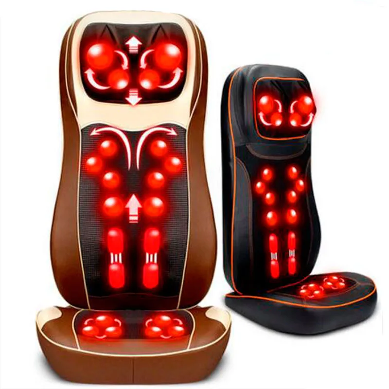 Vibration Massage Chair Mat Neck Full body 3D Mechanical Massage Pad
