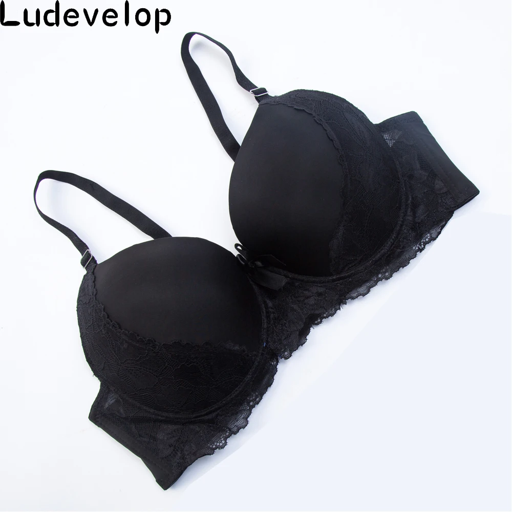 Intimates Women Lace Bra Bras For Women Plus Size 36-44 CDE Cup Bra Push Up Shaping Large Cup Underwear Black Red 7 Colors