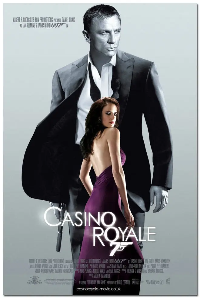 Affiche casino royale cartable a roulette geant casino