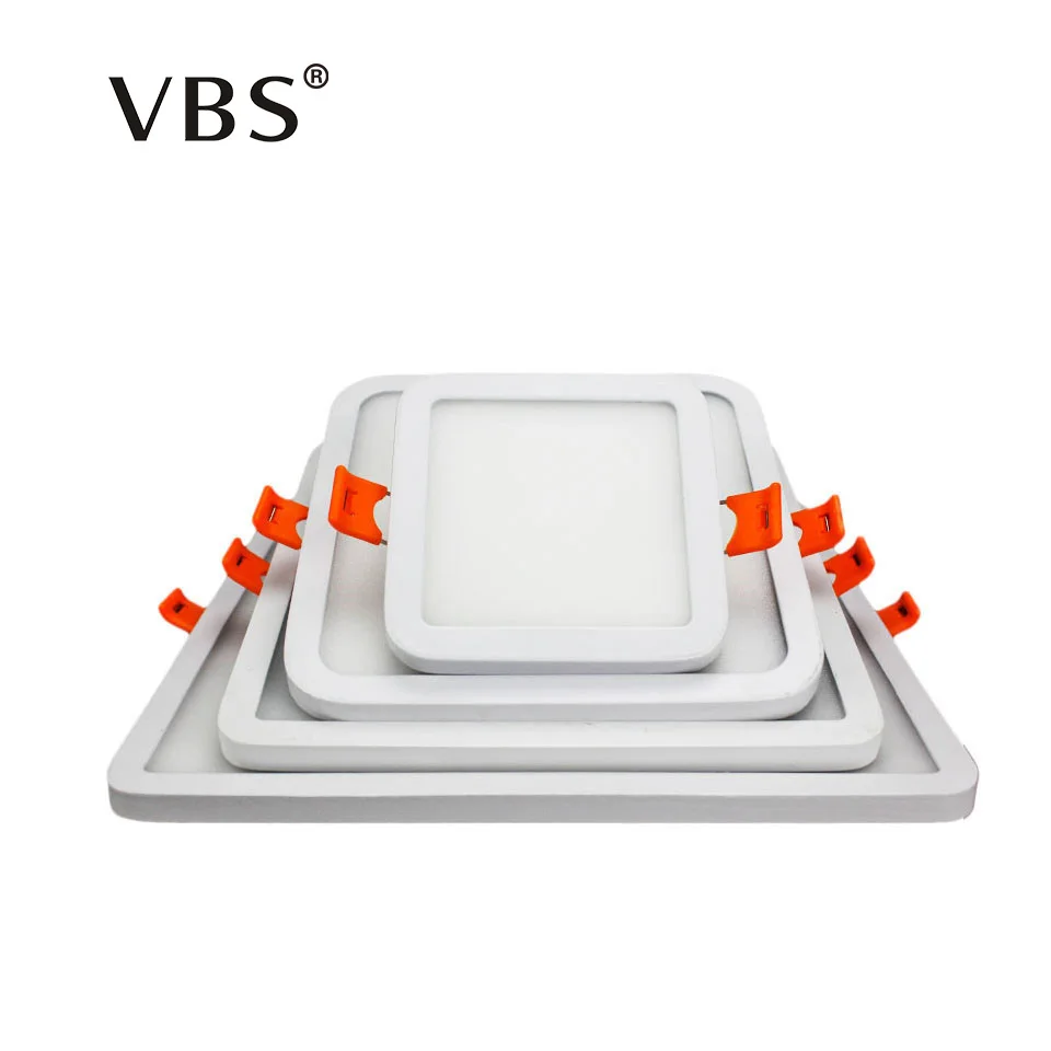 

Ultra Thin LED Panel Downlight 6W 12W 18W 24W Narrow Slim Frame Led Downlight Round/Square Indoor Lighting Cold White Warm White