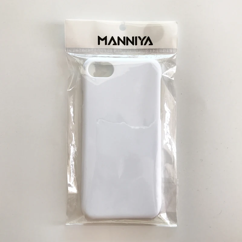 MANNIYA 3D Сублимация пустые белые телефонные чехлы для iphone 7 8! 100 шт./лот