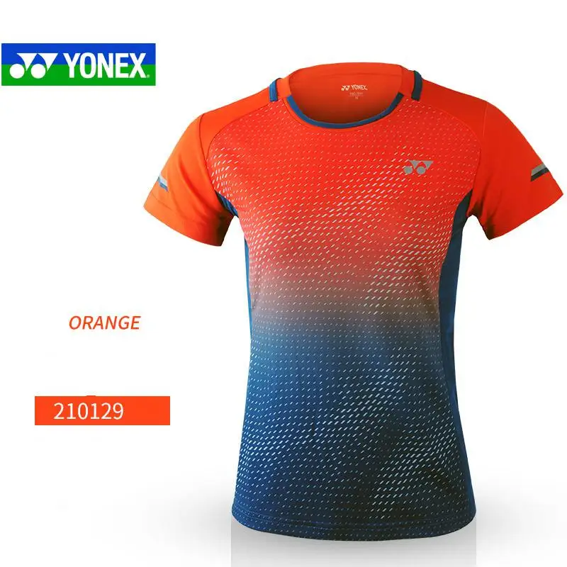 Yonex Yy мужские турны мужские футболки для бадминтона дышащие обычные спортивные футболки с коротким рукавом для женщин и мужчин - Цвет: Темно-серый