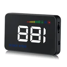 Geyiren 3.5 дюймов A500 HUD Дисплей автомобиля overspeed Температура воды сигнализация OBDII или ЕС OBD интерфейс Светоотражающие Плёнки автомобиль-Стайлинг