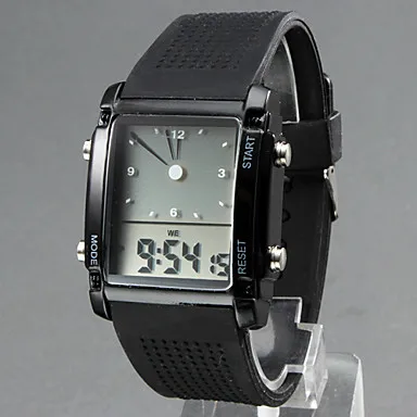 analog watch with digital display