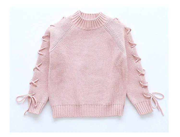 knitted big girls sweaters winter 2017 autumn knit sweaters for girls' school clothing solid pink brown long sleeve tops 5 6 7 8 9 10 11 12 13 14 15 16 years little big teenage girls  sweaters for children girls sweaters  (3)
