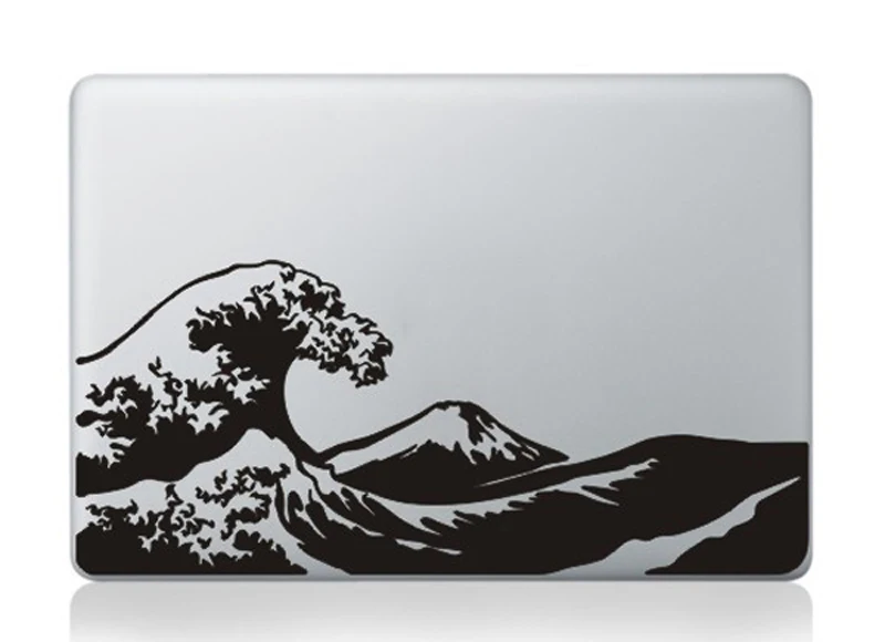 Забавная ПВХ частичная наклейка для ноутбука Macbook air pro retina 11 13 15 ноутбук черная наклейка для Xiaomi Air 12,5 13,3 Pro 15,6