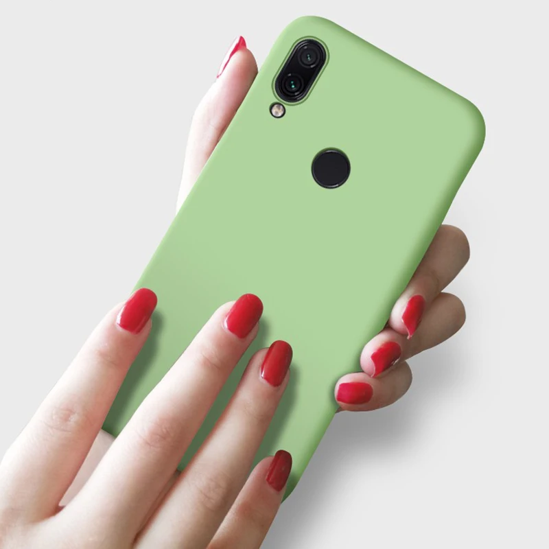 

Liquid Silicone Case For Huawei P Smart 2019 Case Skin Touch Cover Phone Case For Huawei P Smart Plus/Nova 3i/Honor Play Case