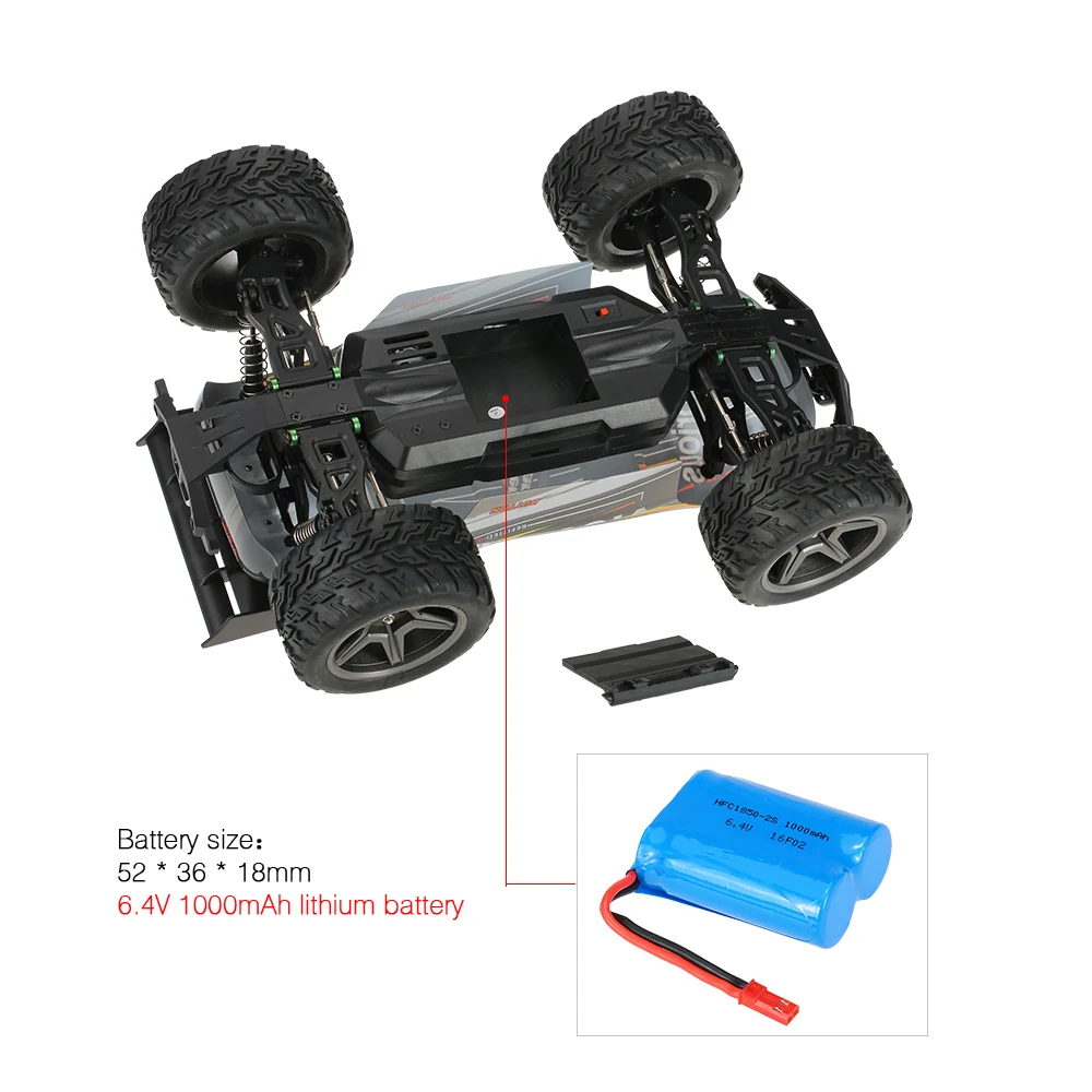 WLtoys A333 2,4 ГГц 2WD 1/12 35 км/ч Матовый Электрический RTR Monster пульт дистанционного управления автомобиля