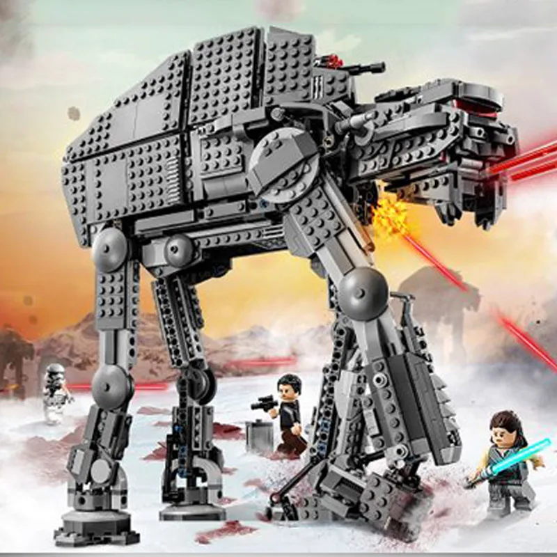 

Bela 10908 Star Wars Series First Order Heavy Assault Walker Building Block 1406pcs Bricks Toys Compatible With Bela 75189