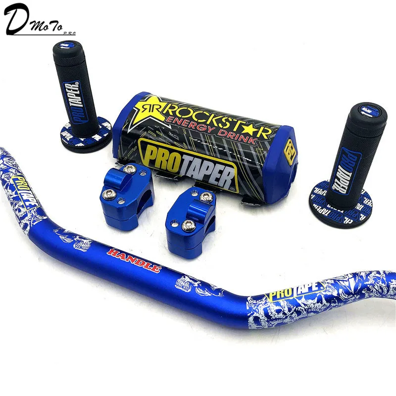 Руль для PRO Taper Pack Bar 1-1/" ручка бар колодки ручки Pit Pro гоночный Dirt Pit велосипед Мотоцикл CNC 28,5 мм адаптер