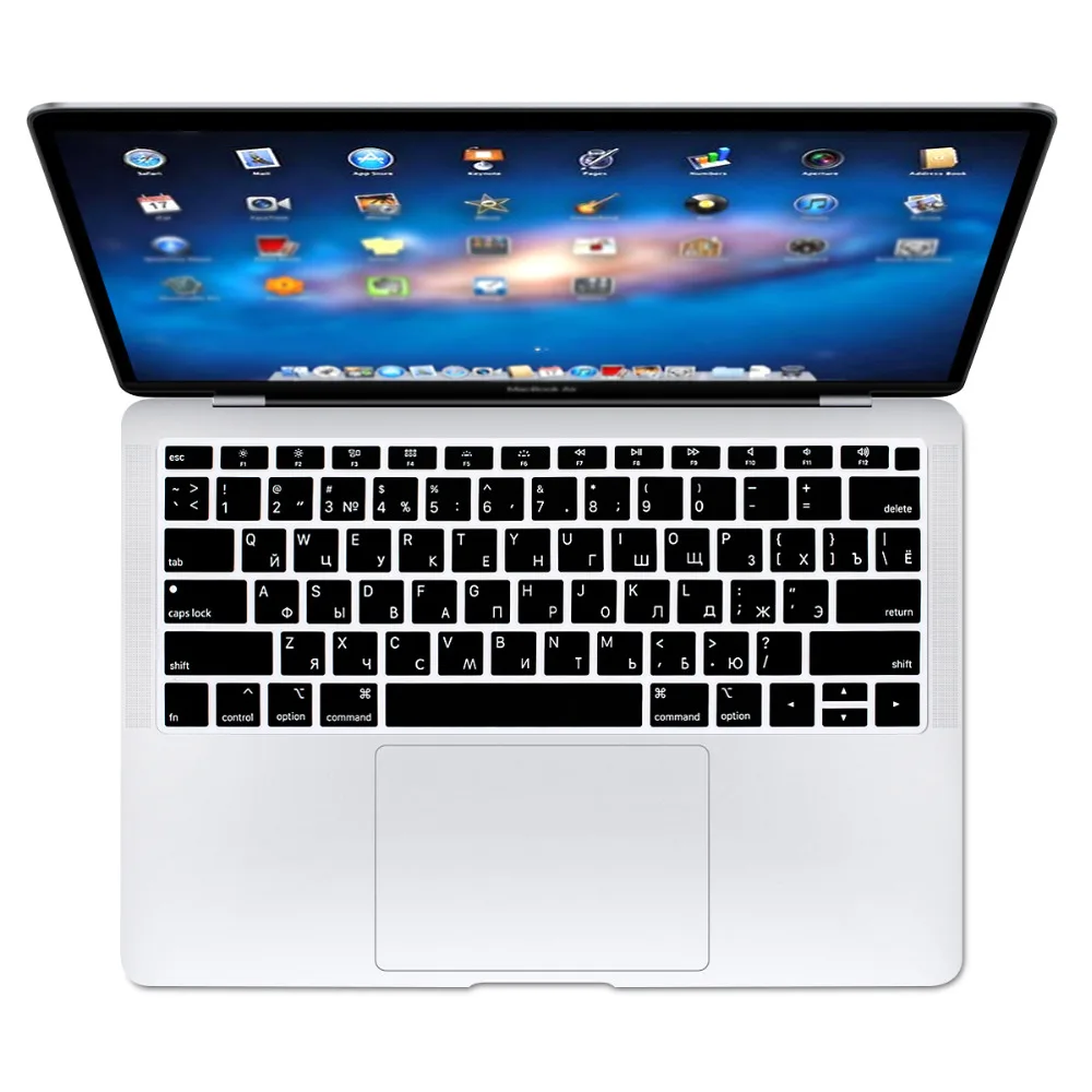 Redlai силиконовый водонепроницаемый чехол для клавиатуры для Macbook Air 13 A1932 Touch ID США введите Испанский Французский Тайский тайваньский алфавит