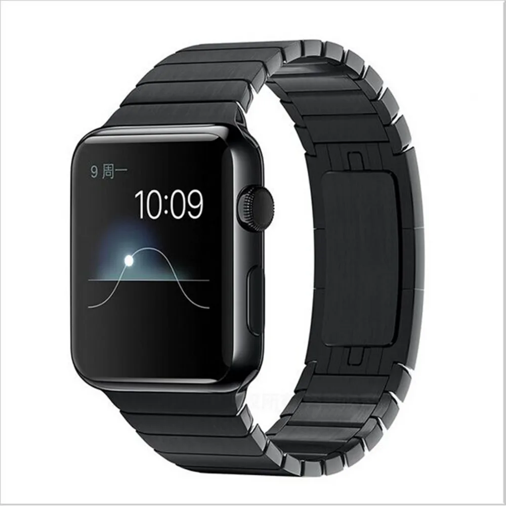 

Stainless Steel Metal for Apple Watch 42mm 38mm for Iwatch Band Link Chain Arc Clasp Luxury Watch Bracelet Strap Belt