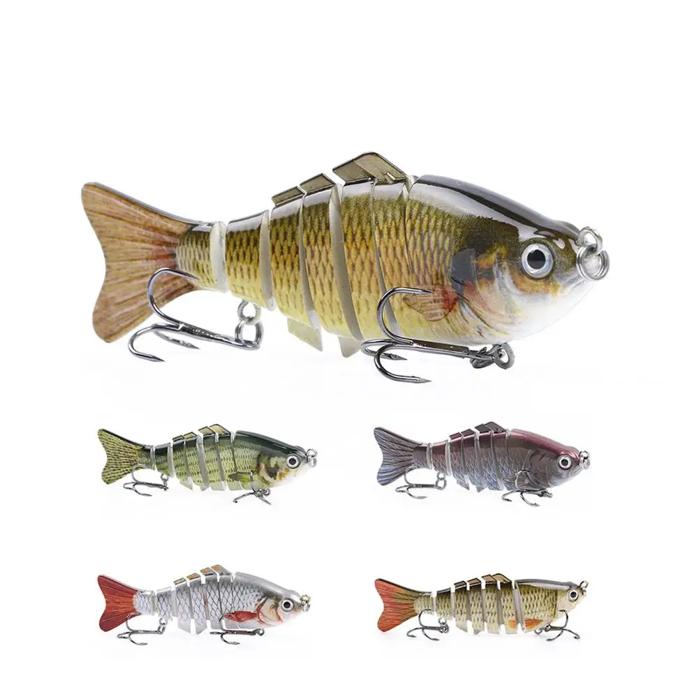 

100mm/15g Multi-joint Fishing Fake Bait Water Bionic Lures Baits Fishing lur